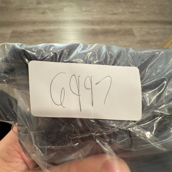 Vintage Mossimo Shorts Womens‎ 14 Blue 100% Linen Elastic Waist Casual Adult - Picture 10 of 10